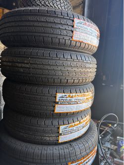 ST 205/75/14 Arroyo Trailer Tires Montadas Y Balanciadas Gratis