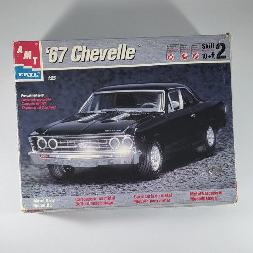 AMT ERTL 1967 Chevelle Metal Body Model Kit #30008 1:25 Scale ’67 HTF