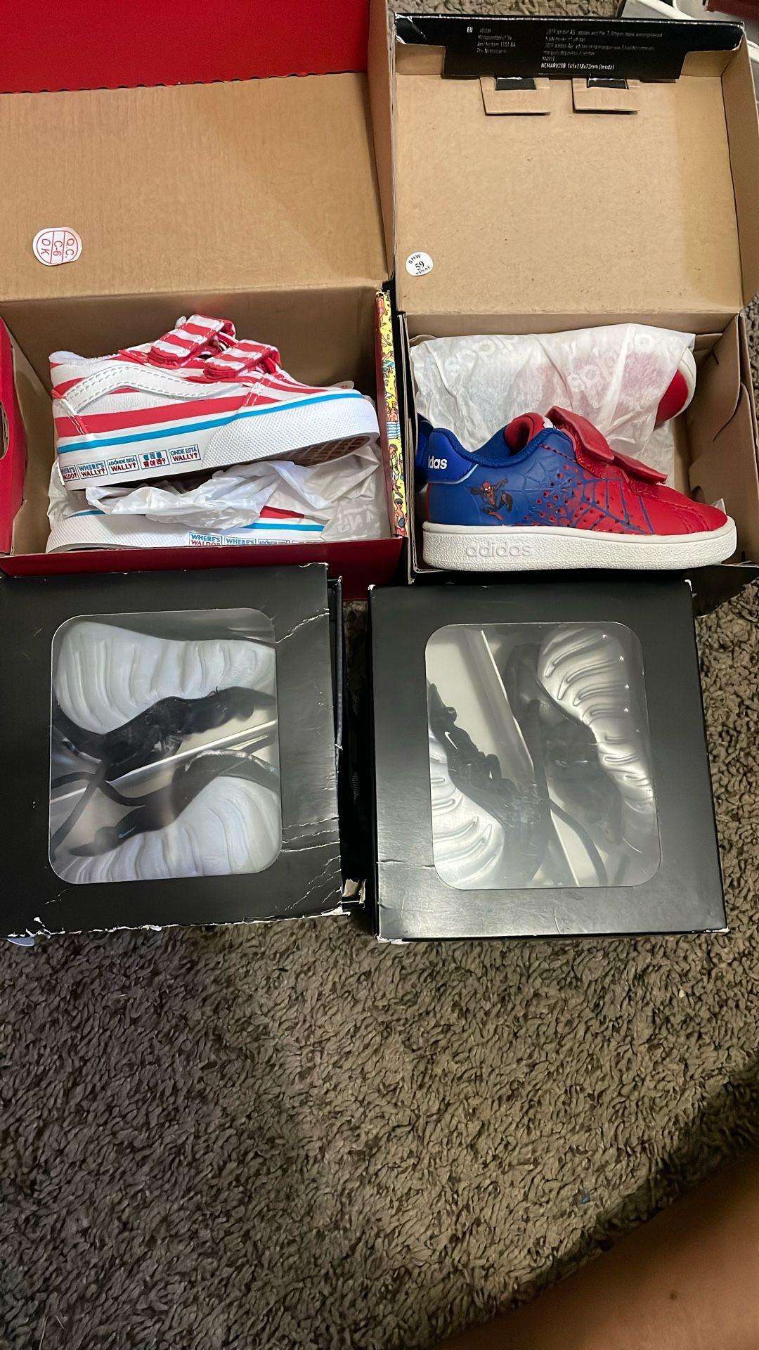 Nikes, Foams, Adidas’s, Reebok