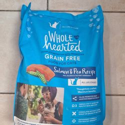Wholehearted Cat Food 11lb Bag Salmon & Pea Recipe Best By 2026