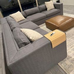 L SHAPE BRAND NEW GREY SECTIONAL SAME DAY DELIVERY 