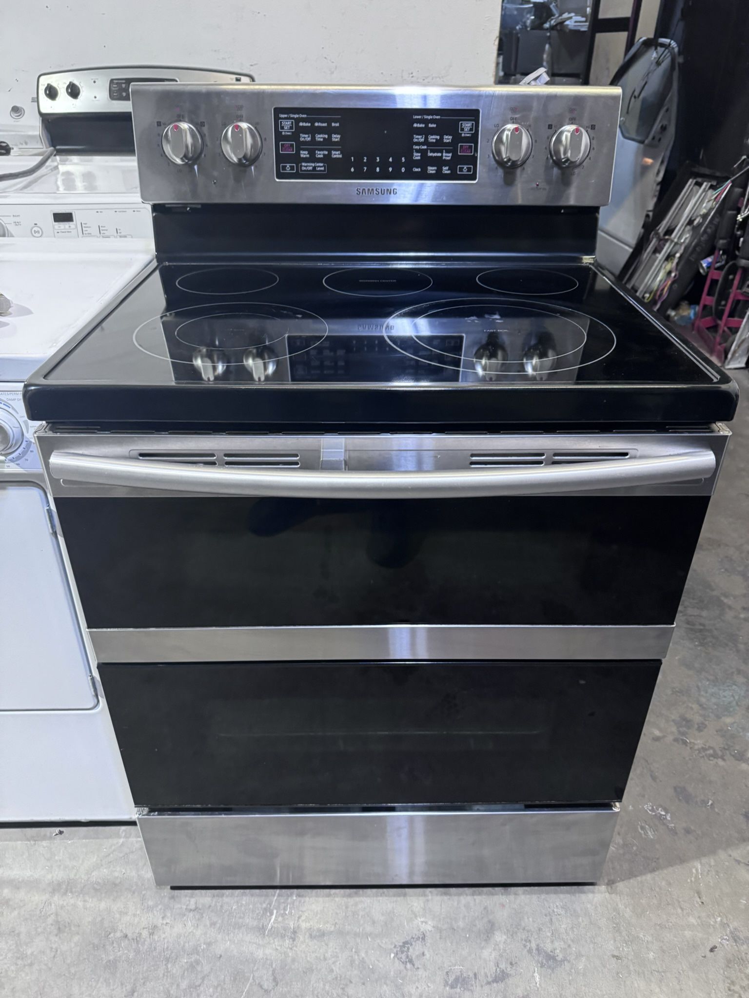 Samsung Stove Stainless Steel electric Dual Oven