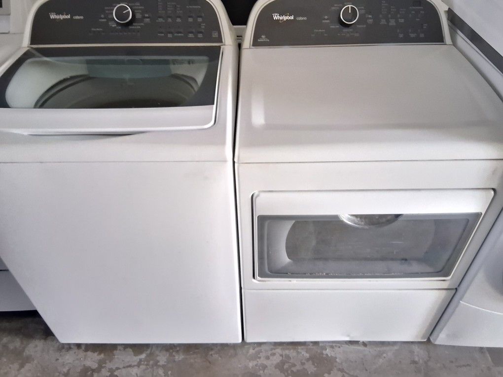 Set Of Whirlpool Top Load Washer Extra Large Capacity Fully Functional 