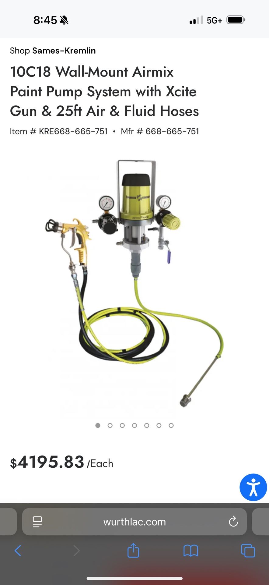 Brand New Sames Kremlin Airmix 10C18