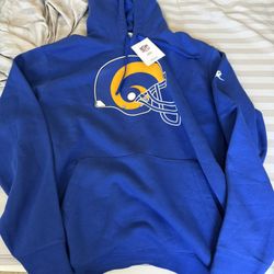 Rams Helmet Nike Hoodie Large