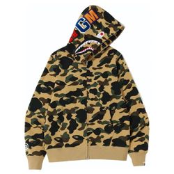 BAPE Camo Shark Full Zip Hoodie 