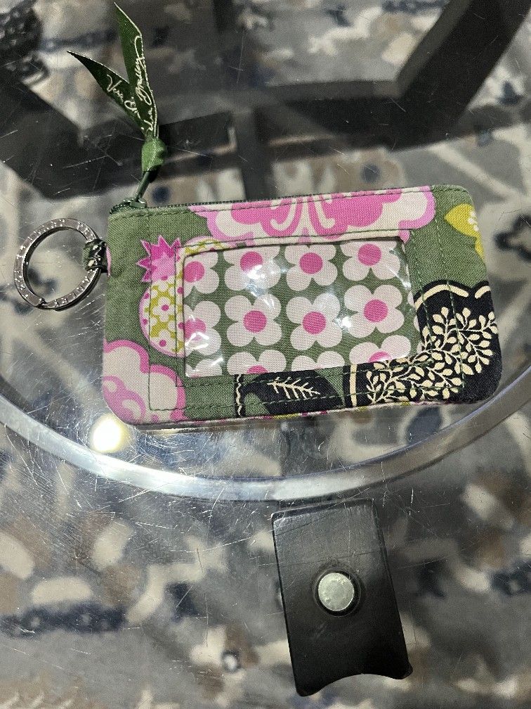 VERA BRADLEY COIN POCKET KEY RING EUC