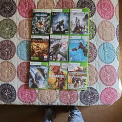 Various Xbox 360 Games.