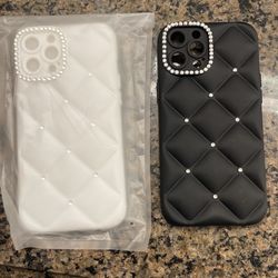 iPhone 12 Pro Max Case White And Black New