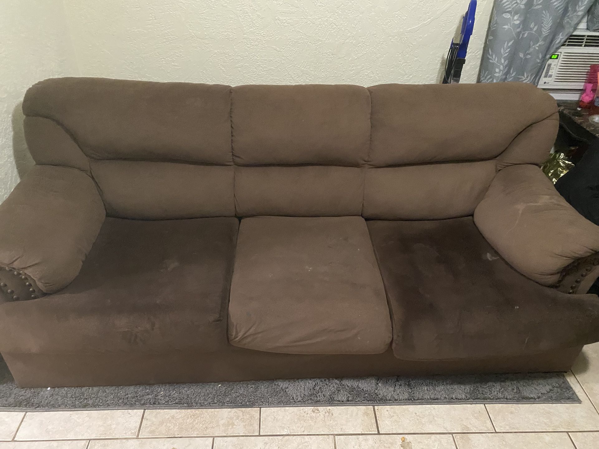 Nice Brown One Piece Couch