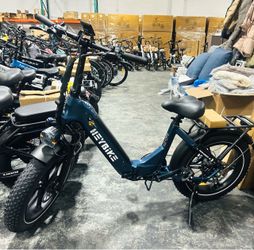 Heybike - Ranger S 1000W - Foldable Step-Thru Fat-Tire Ebike 55mi Max Range 28mph Max Speed
