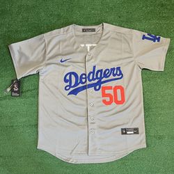Los Angeles Dodgers Mookie Betts Grey Jersey