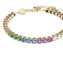 Spread The Rainbow Swarovski Tennis Bracelet 