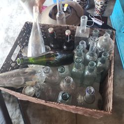 Mason Jars And Glass Bottles