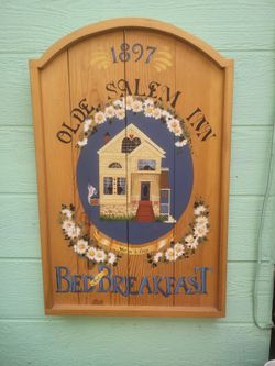 Bed and breakfast sign