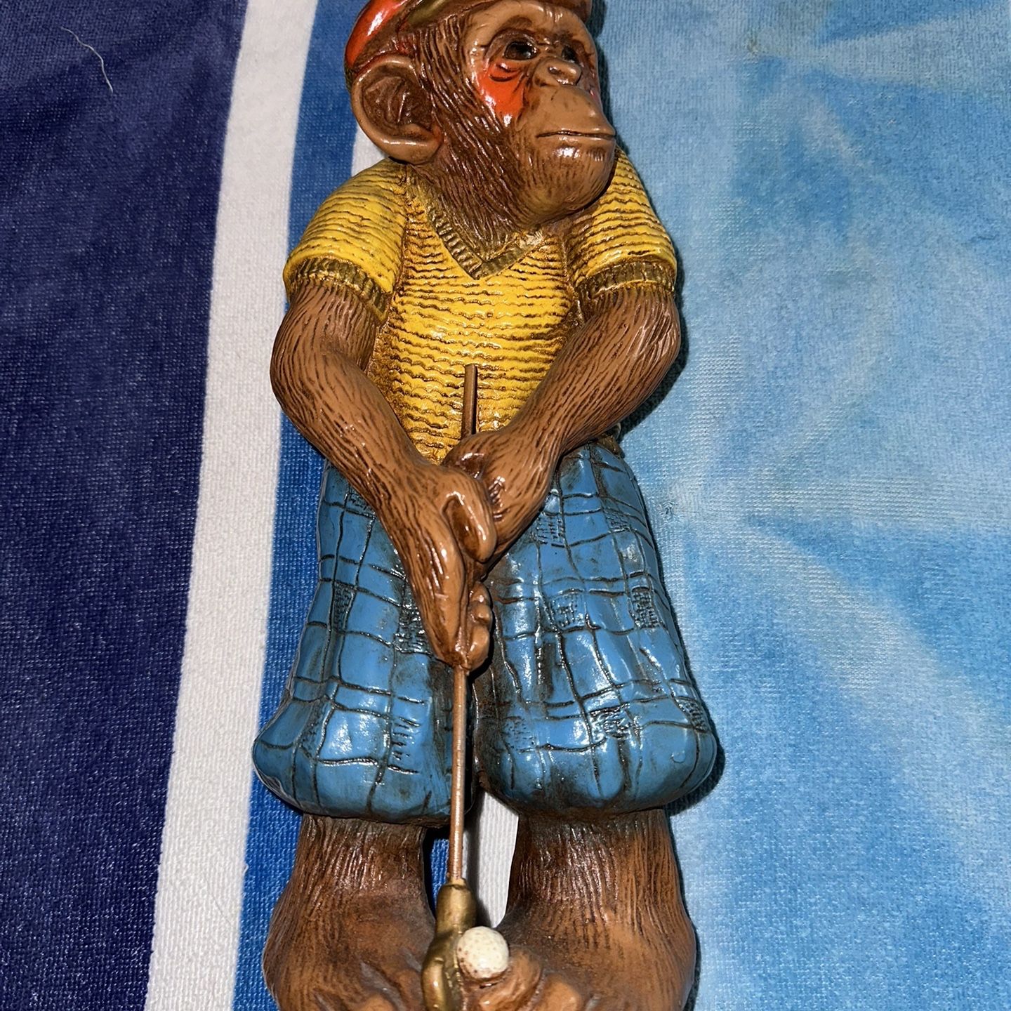 1970s progressive art golf monkey Statue for Sale in Los Angeles 