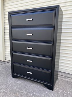 Black Tall Chest
