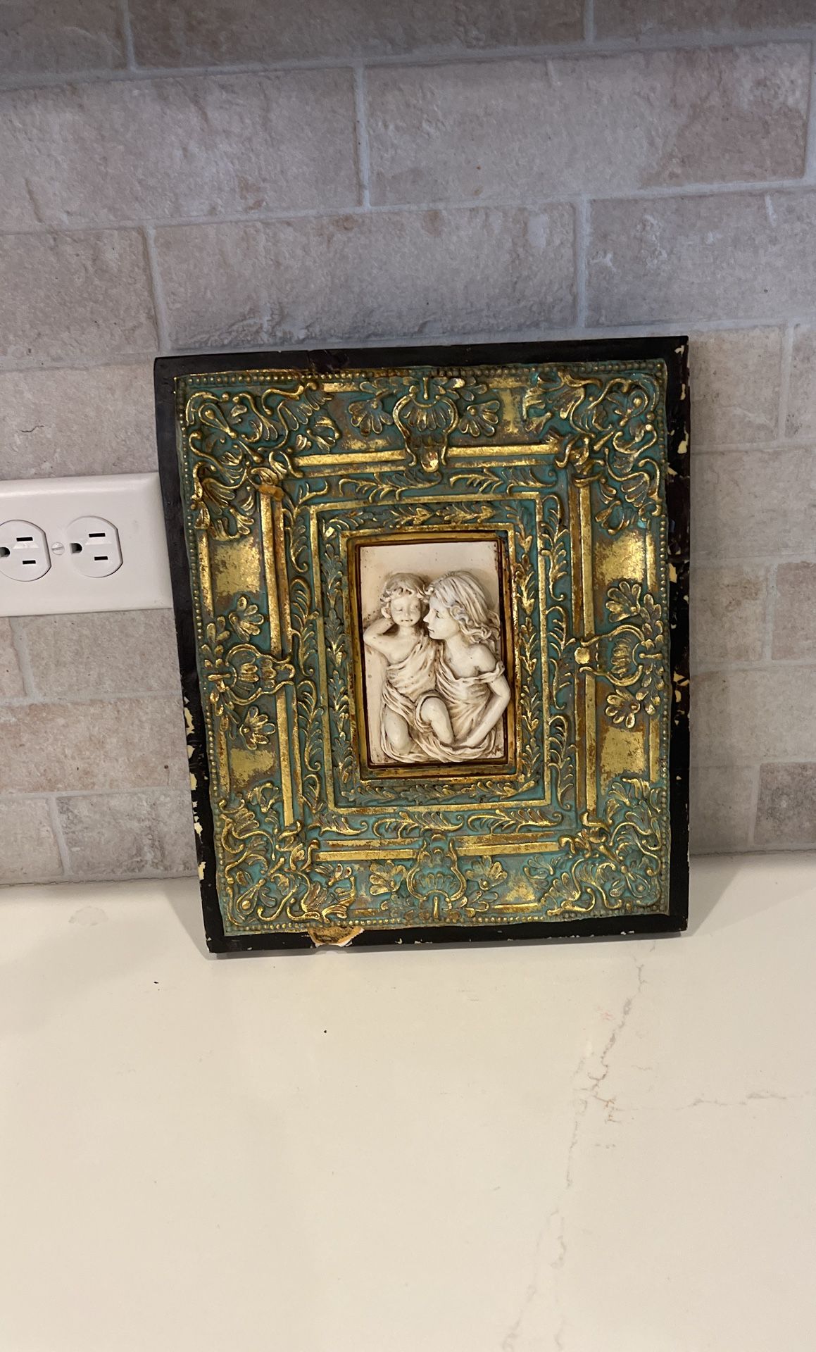 Antique European Cooper Icon