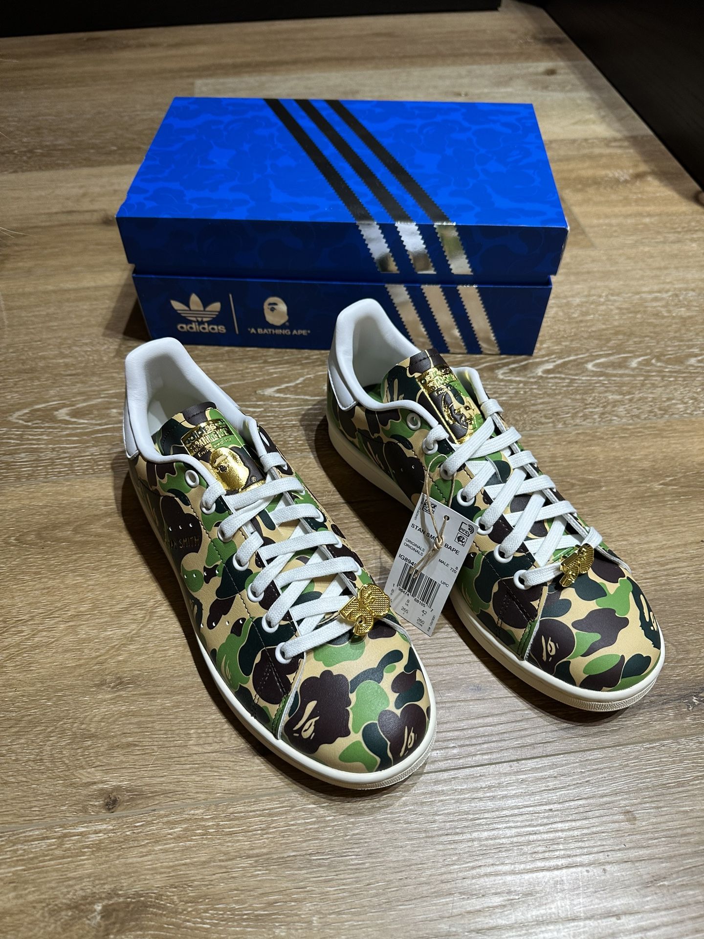Adidas Stan Smith x Bape (Size 8.5)