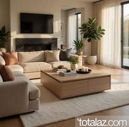 Large Square Storage Coffee Table