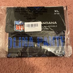 Team Dog Bandana XL 22”-30” Carolina Panthers 