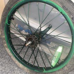 front and back wheel 20”