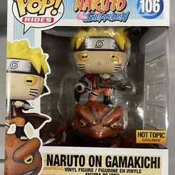 Funko Pop! Naruto on Gamakichi Hot Topic Exclusive