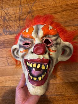 Scary Clown Halloween Latex Mask