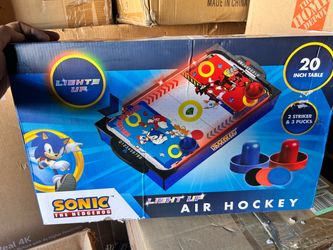 Sonic the Hedgehog Light Up Air Hockey Table