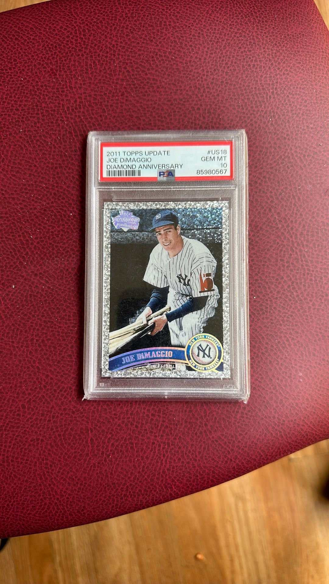 Joe DiMaggio Baseball Card