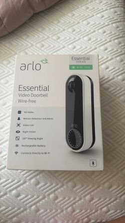 Arlo video doorbell