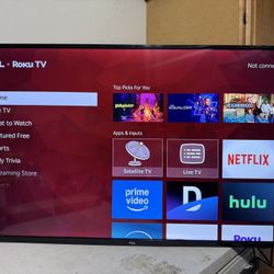 TCL Roku TV with legs