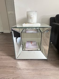 Mirrored Glass Table