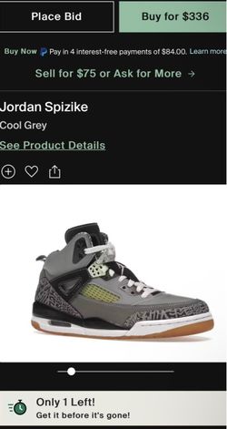Jordan Spikes Cool Grey