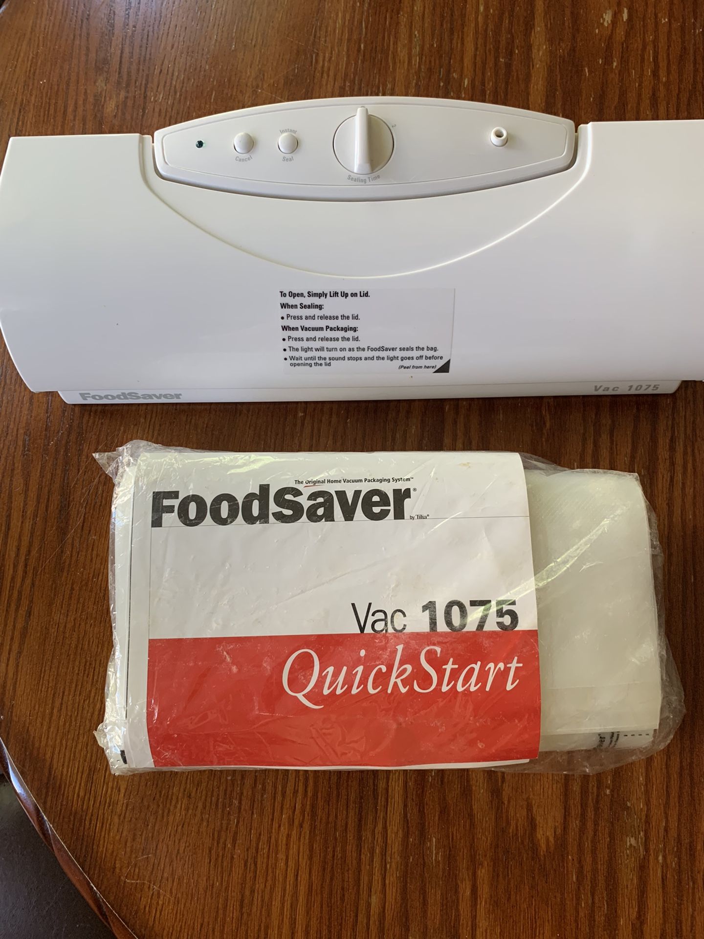 Food saver vac 1075 NEW