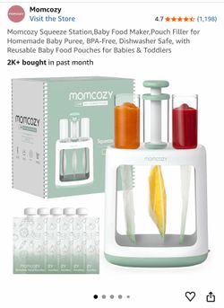 Baby food pouch dispenser
