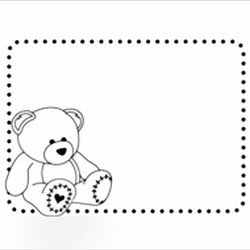 Darice Embossing Folder Bear Boarder