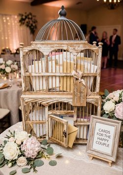Huge vintage bird cage for receptions or home decor