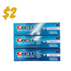 【NEW】 Crest Pro Health 4.3oz Clean & Free