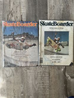 Vintage skateboarder magazines August 78 November 78
