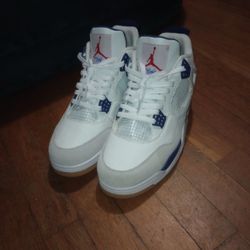 Jordan 4s  x Air SP NAVY WHITE