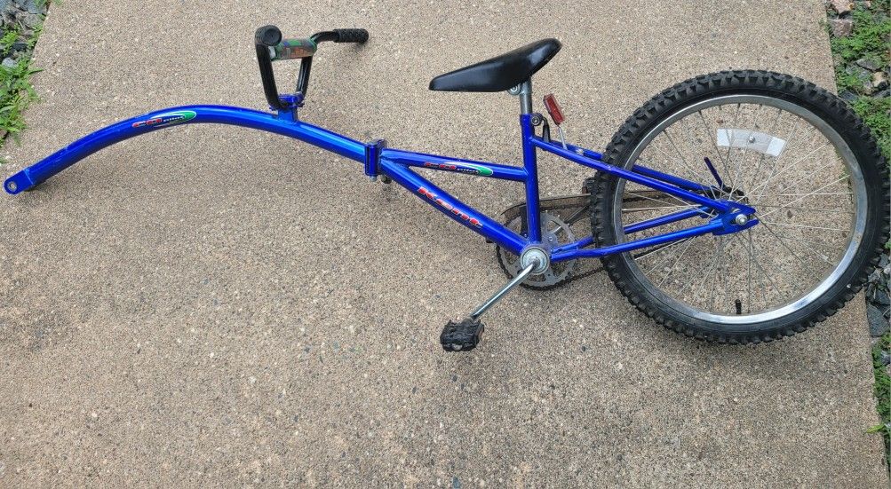 Foldable Tag Along Tandem Bike With Quick Release Kids trailer