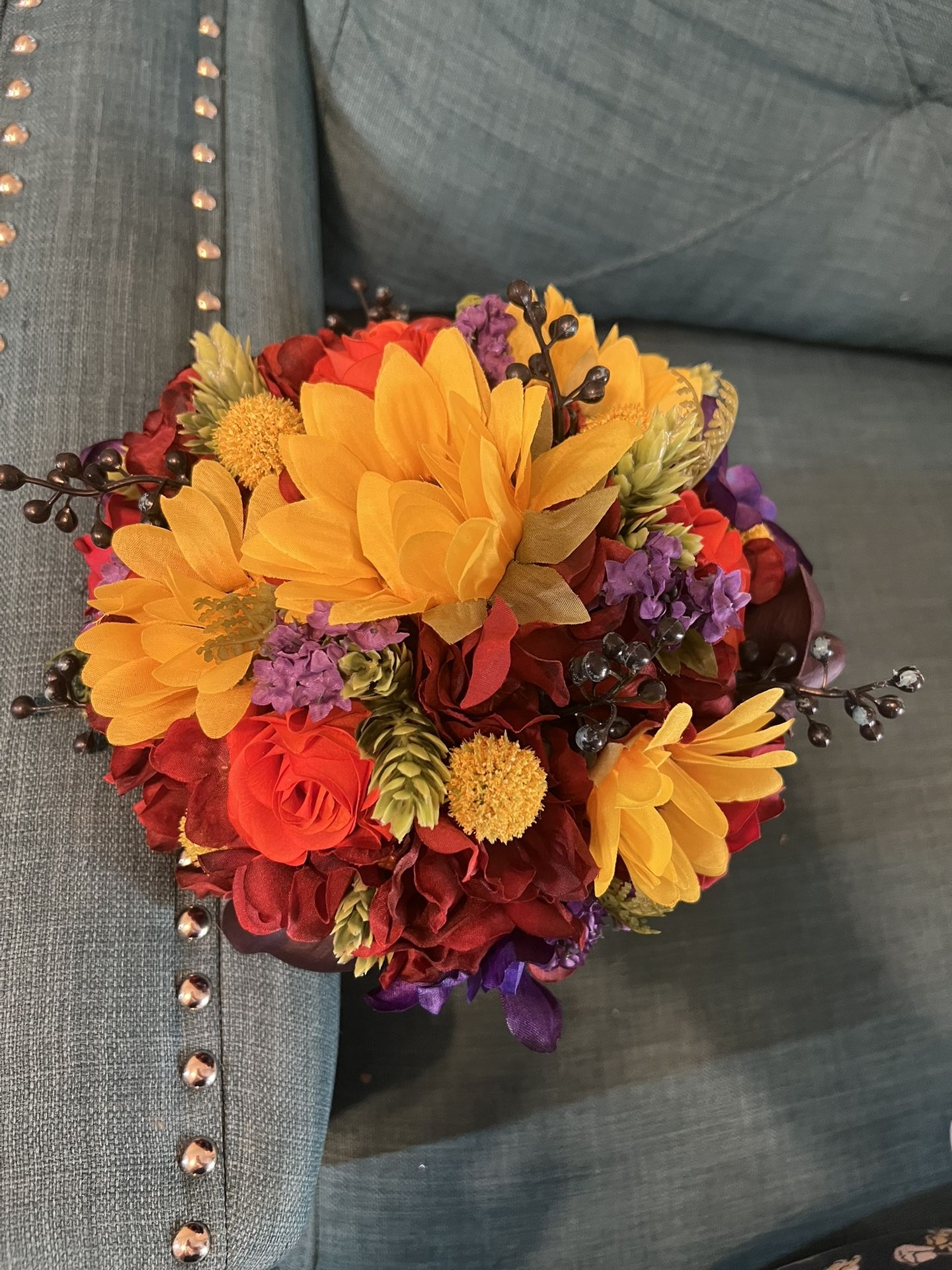 Colorful Wedding Bouquet- Artificial Flowers