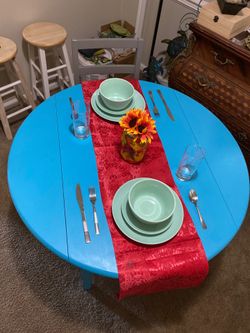 Dining table and chairs