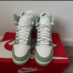 Nike women’s dunks highs 1985 ‘green denim’