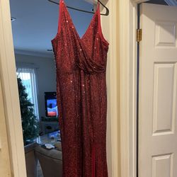 Red Sequin dress (Dress the Population) 
