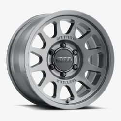 4 Wheels Method Race MR703 Bead Grip 17x8.5 6x5.5 35mm Titanium MR70378560835