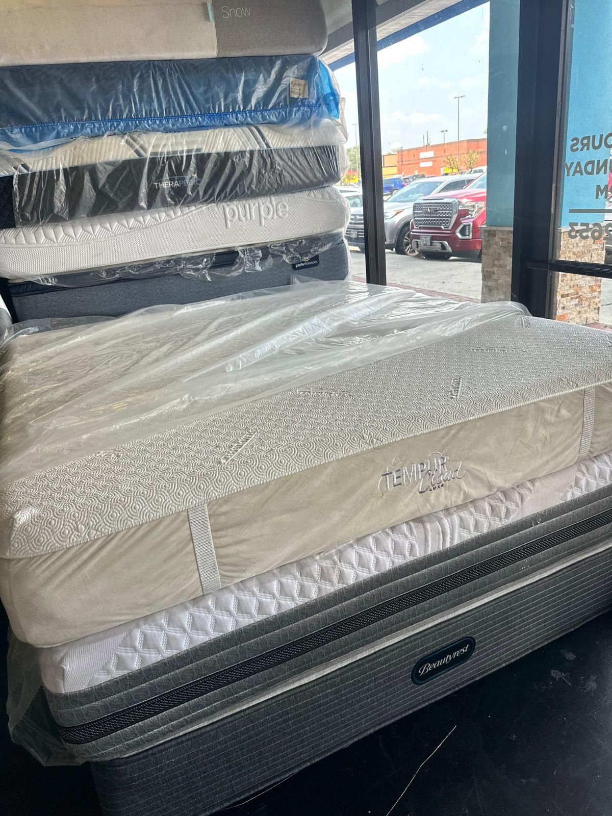 King Tempur Cloud Luxe Mattress And Box Spring,All Products : American Fashion Style Bags On Sale
