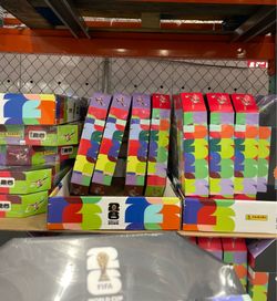 World Cup sticker stadium box