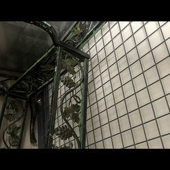 Cast Iron Coffee Table, And End Table